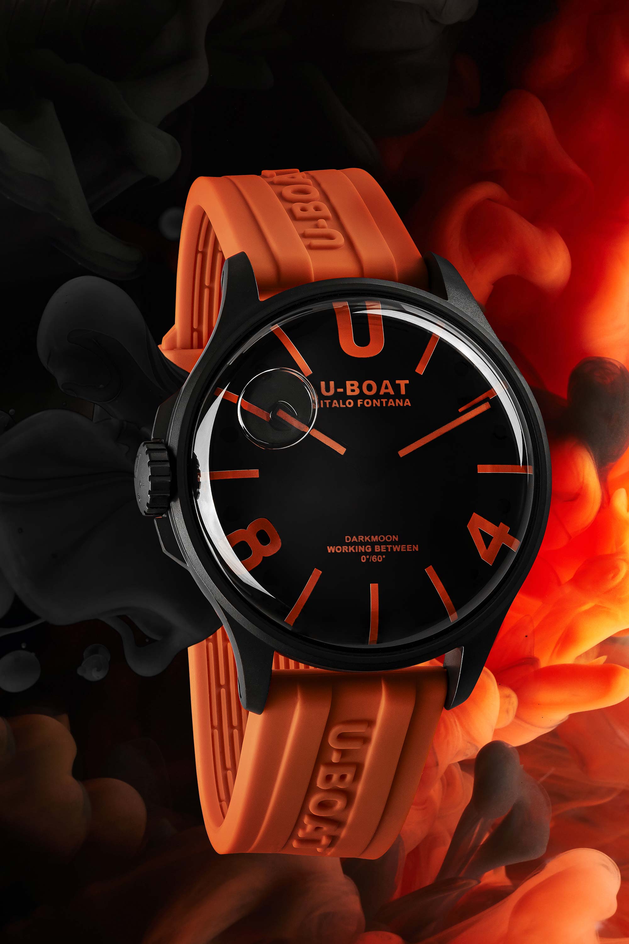 U-BOAT Darkmoon 44MM BK Orange PVD | Kessaris