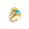 BULGARI Doppio Baccellato Ring 