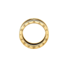 BVLGARI B.zero1 Gold & Steel Two-Band Ring