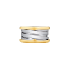 BVLGARI B.zero1 Gold & Steel Four-Band Ring
