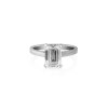 KESSARIS Solitaire Emerald Diamond Ring DAP172101