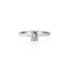 KESSARIS Solitaire Emerald Diamond Ring DAP171895