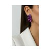 ANASTASIA KESSARIS Geisha Purple Titanium Earrings Medium A.ER.MT0002-