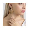 ANASTASIA KESSARIS Pluma Rose Gold Titanium Diamond Earrings SKP182101_RG