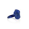 ANASTASIA KESSARIS Disco Clique Blue Titanium Diamond Ring A.RG.AP0080-BLU1