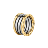 BVLGARI B.zero1 Gold & Steel Four-Band Ring