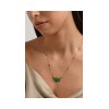 KESSARIS - Lucky Charm Emerald Cloud 24 Necklace