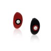 ANASTASIA KESSARIS Black & Red Enamel Diamond Earrings SKPCUSAK3