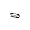 ETHO MARIA Black Ceramic & Diamond Contemporary Ring DAE182907