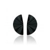 ANASTASIA KESSARIS - Geisha Nanoceramic Black Titanium Earrings Medium
