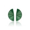ANASTASIA KESSARIS - Geisha Nanoceramic Green Titanium Earrings Medium