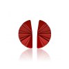ANASTASIA KESSARIS - Geisha Nanoceramic Red Titanium Earrings Medium