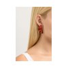 ANASTASIA KESSARIS - Geisha Nanoceramic Red Titanium Earrings Medium