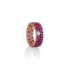 KESSARIS - Ruby Diamond Heart Ring
