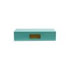 ADDISON ROSS - Turquoise Jewelry Box With Gold