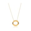 KESSARIS - Lucky Charm 2023 Circle of Life Necklace Gold Plated 