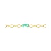 KESSARIS - Lucky Charm Green Secret 24 Chain Bracelet