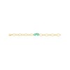 KESSARIS - Lucky Charm Green Secret 24 Chain Bracelet