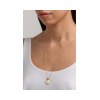 KESSARIS - Lucky Charm 24 White Four-Leaf Clover Silver Necklace