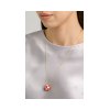 KESSARIS - Dreamy Clouds Red Easter Egg Pendant Necklace