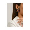 ANASTASIA KESSARIS - Flower Titanium Earrings