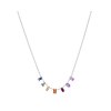 ANASTASIA KESSARIS - Rainbow Custom Cut Sapphire Necklace