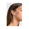 KESSARIS - Circular Gold Diamond Earrings 
