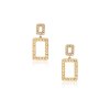 KESSARIS - Geometric Diamond Earrings