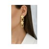 ANASTASIA KESSARIS - Shapely Flowing Gold Earrings