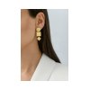 ANASTASIA KESSARIS - One of a Shape Gold Earrings