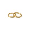 KESSARIS Round Matte Wedding Bands 