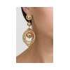 KESSARIS Twisting Rounds Yellow Gold Earrings SKE180673