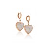 KESSARIS Heart Mother of Pearl Earrings SKE161404