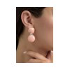 KESSARIS Natural Coral & Marquise Diamond Earrings SKE180834