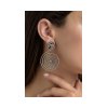 KESSARIS Hanging Spiral Diamond Earrings SKP181104