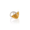 KESSARIS Gold Plisse Ring DAE180975