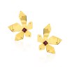 Kessaris-Anastasia Kessaris-Flowe Power Yellow Gold Tourmaline Earrings