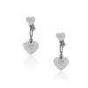 KESSARIS Diamond Heart Earrings SKE101253