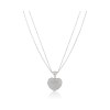 KESSARIS Diamond Heart Necklace KO43962