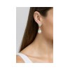 KESSARIS Diamonds and Pearls Heart Drop Earrings SKE22024