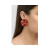 ANASTASIA KESSARIS Disco Clique Red Titanium Sapphire and Amethyst Earrings A.ER.AP0022
