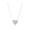 KESSARIS Eagle Diamond Heart Necklace KOE132309