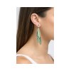 ANASTASIA KESSARIS Olivia Green Titanium Diamond Earrings A.ER.MT0035