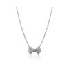 KESSARIS Pavé Diamond Bow Necklace KOE104469
