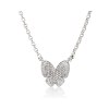 KESSARIS Pavé Diamond Butterfly Necklace KOE104468