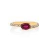 KESSARIS Ruby and Diamond Gold Ring DAE141156