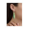 ANASTASIA KESSARIS Olive Leaves Titanium Diamond Earrings SKP180245