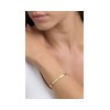 KESSARIS Yellow Gold Diamond Cuff Bracelet BRE151525
