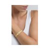 KESSARIS Yellow Gold Diamond Cuff Bracelet BRX049375