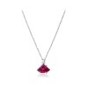KESSARIS-Ruby Diamond Necklace